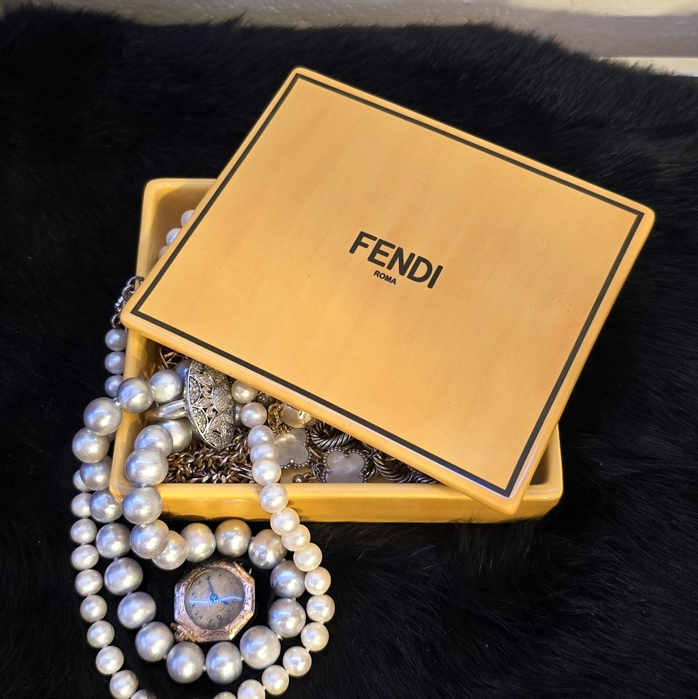 Fendi porcelain trinket box